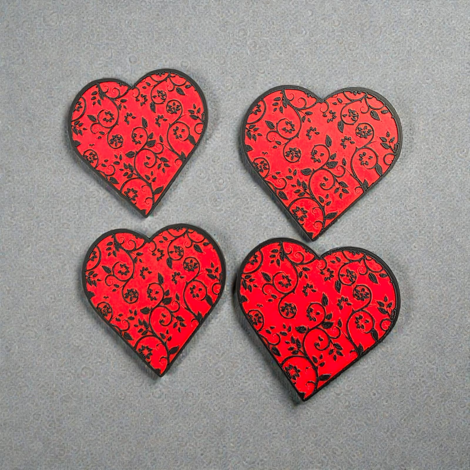 Heart Shaped Coaster Set