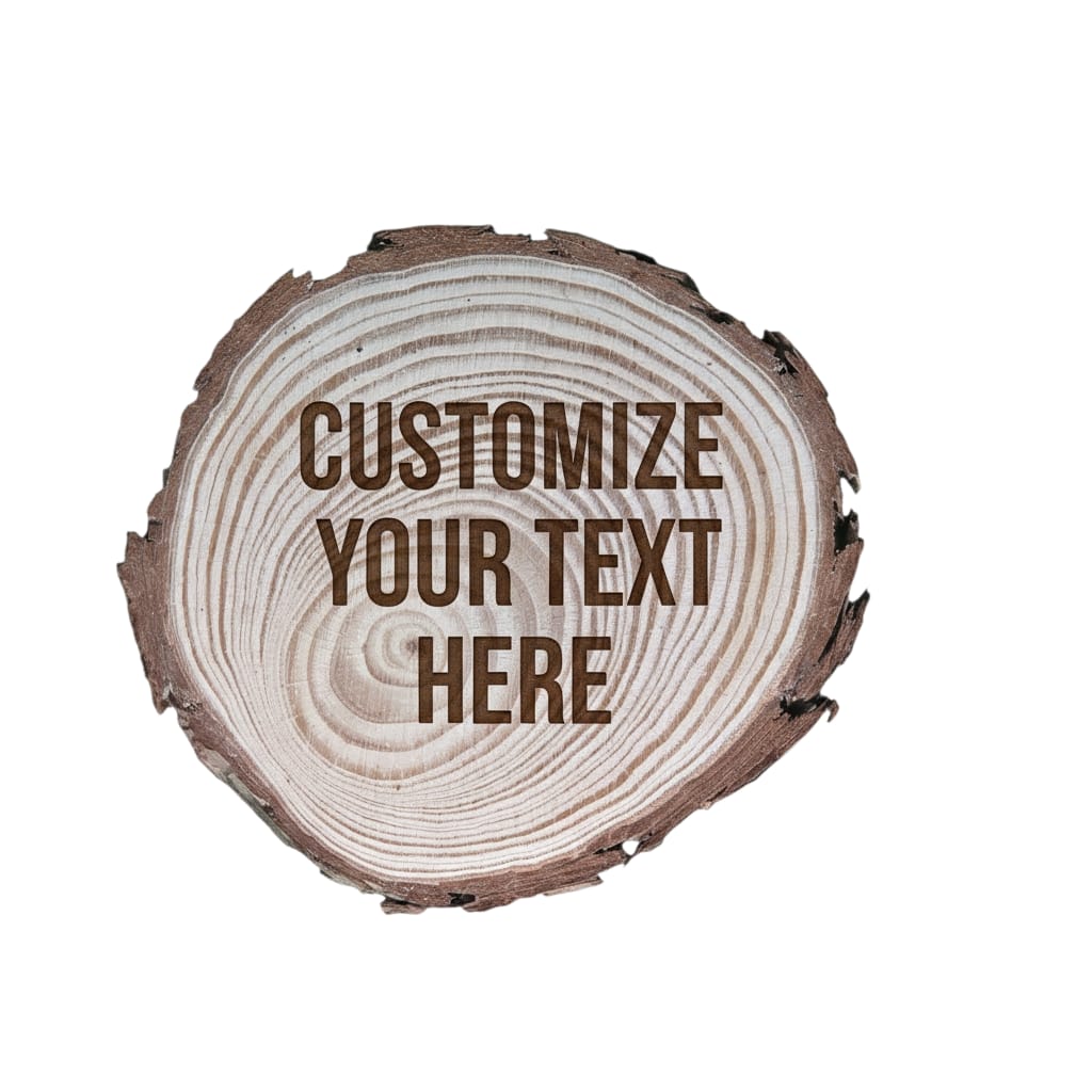 Unfinished Rustic Wood Rounds